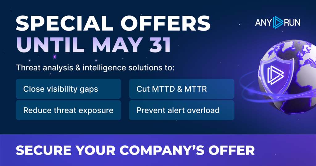 Special offers from ANY.RUN