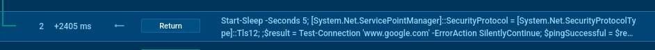 UpCrypter pings internet connection to google.com